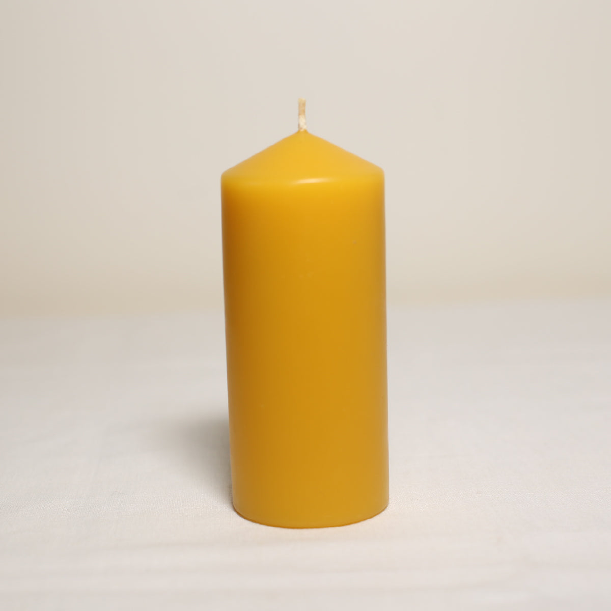 Beeswax pillar candle 150mm