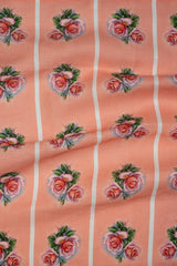 Vintage Rose 'Pink Gerbera' Tea Towel