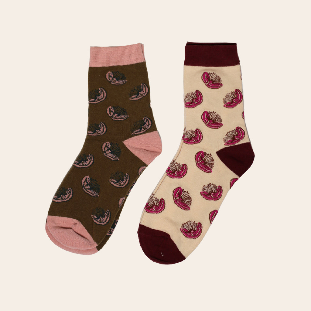 Socks - Pohutukawa Set of 2