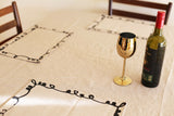 Curly border placemat