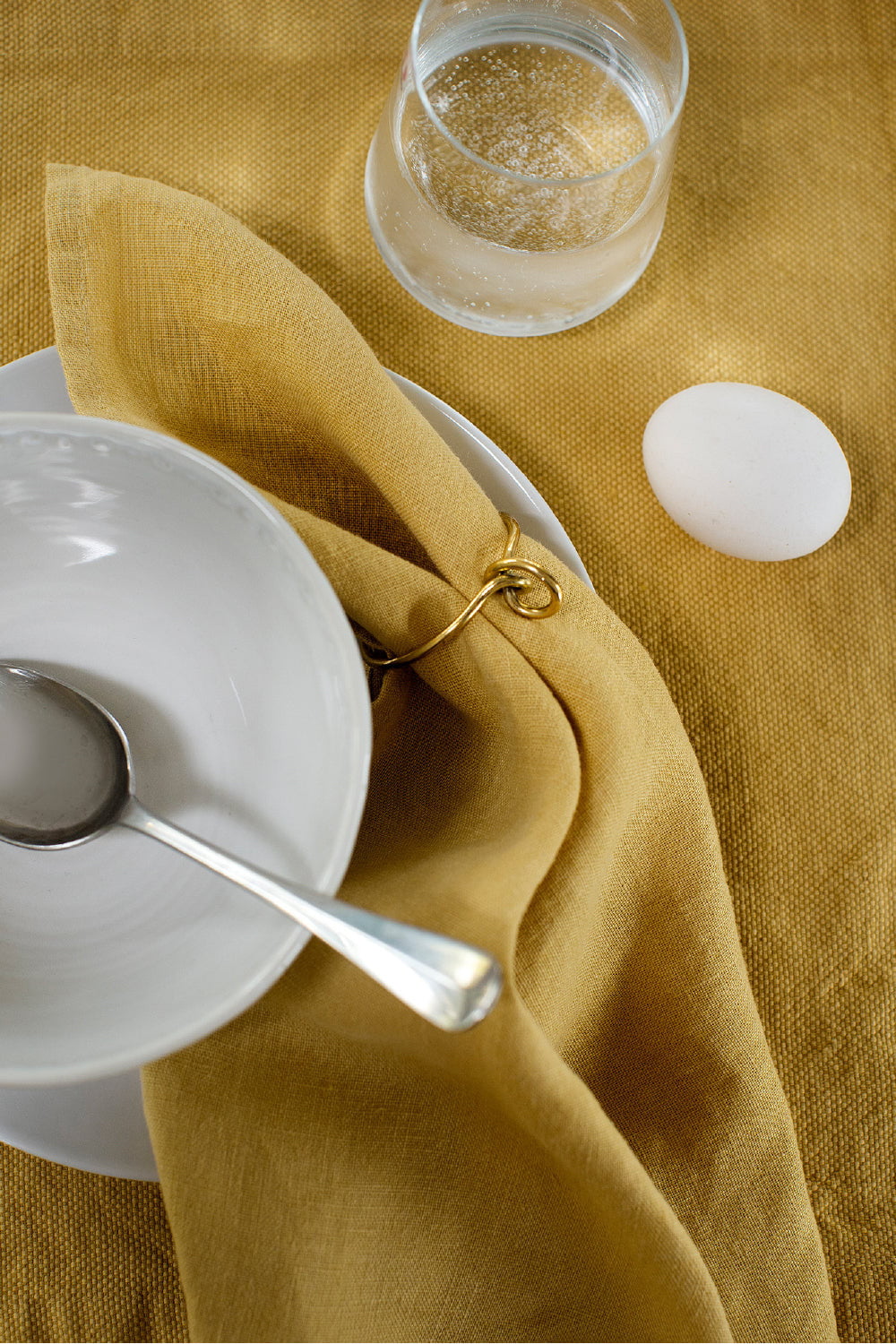 European Linen 'Honey' Table Cloth