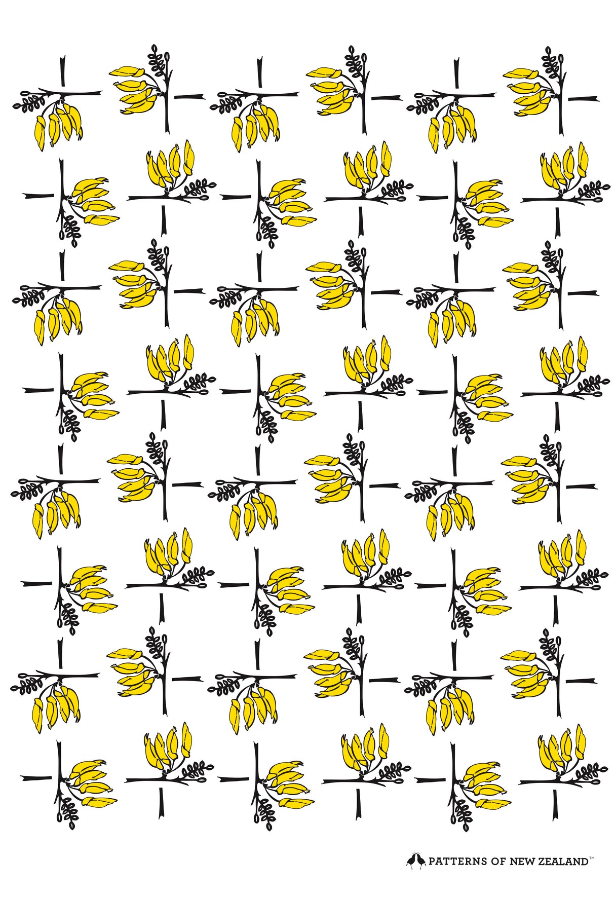 'Kowhai' Tea Towel