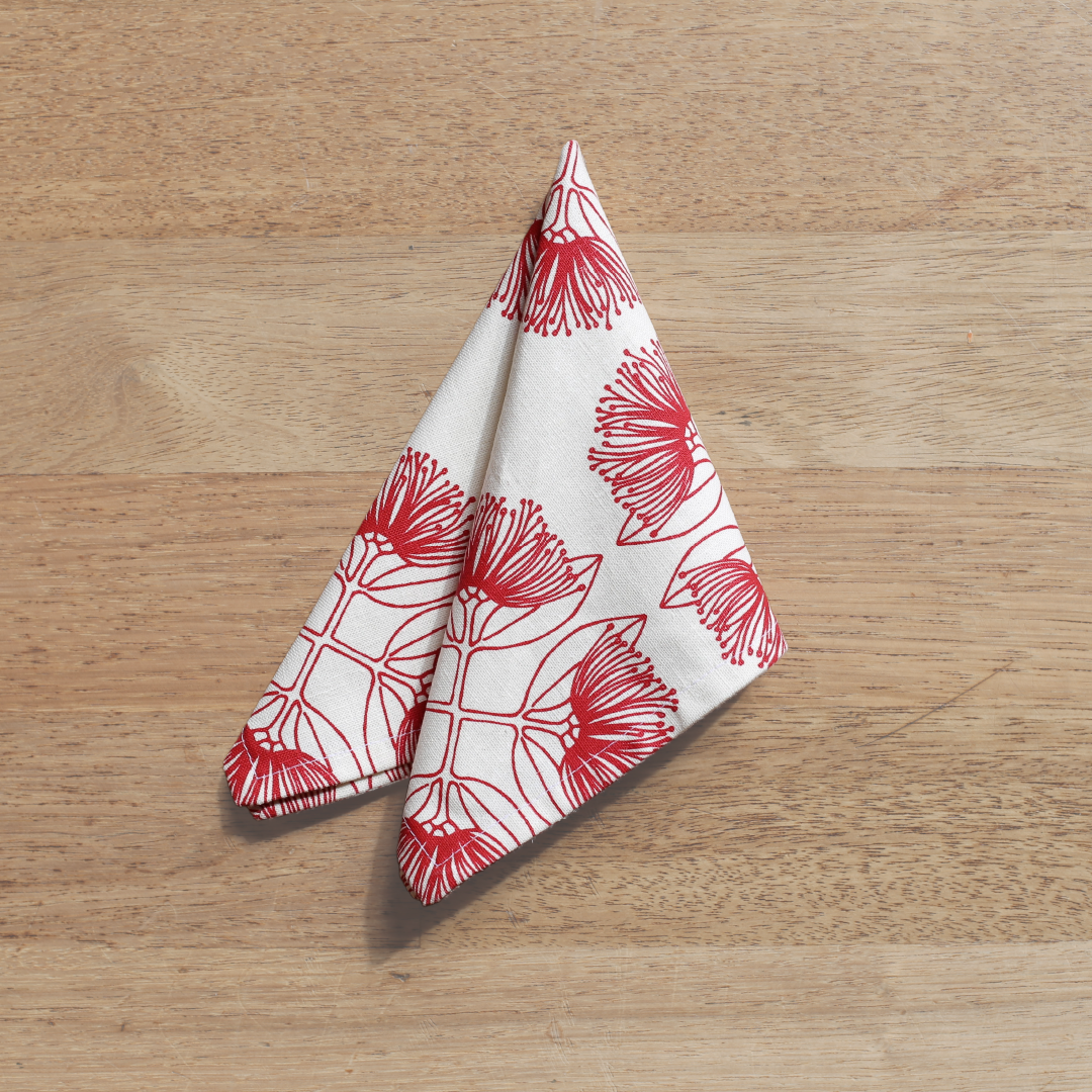 Table Napkin - Pohutukawa Red