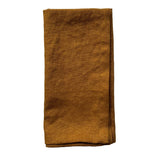 Linen serviette, mustard